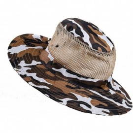 Sun Hats Men Fashion Summer Spring Outdoor Sun Protection Mountaineering Hat Sun Hats - Coffee - CL18WC7SUMS $28.93