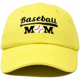 Baseball Caps Baseball Mom Women's Ball Cap Dad Hat for Women - Minion Yellow - CG18K34NS90 $31.27