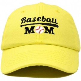 Baseball Caps Baseball Mom Women's Ball Cap Dad Hat for Women - Minion Yellow - CG18K34NS90 $16.24