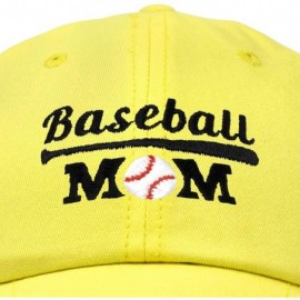 Baseball Caps Baseball Mom Women's Ball Cap Dad Hat for Women - Minion Yellow - CG18K34NS90 $16.24