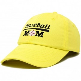 Baseball Caps Baseball Mom Women's Ball Cap Dad Hat for Women - Minion Yellow - CG18K34NS90 $16.24