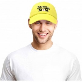 Baseball Caps Baseball Mom Women's Ball Cap Dad Hat for Women - Minion Yellow - CG18K34NS90 $16.24