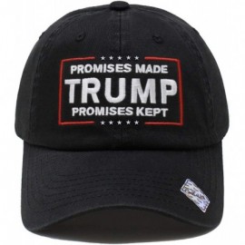 Baseball Caps Trump Promise Made Promise Kept Campaign Rally Embroidered US Trump MAGA Hat Baseball Cap PC101 - Pc101 Black -...