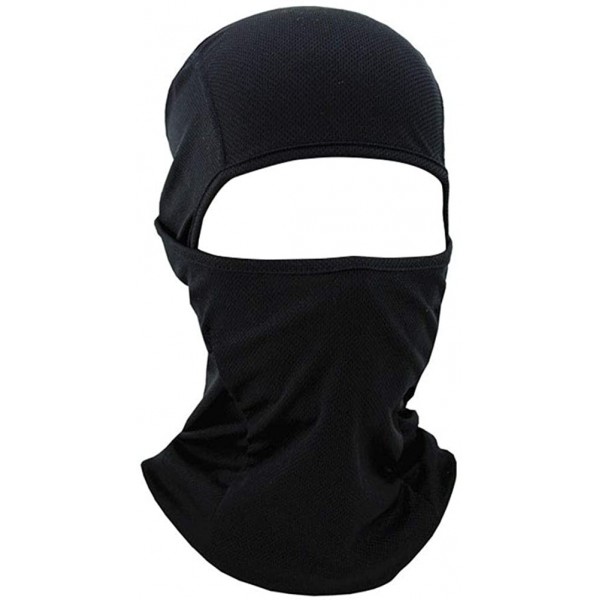 Balaclavas Windproof Balaclava Bandana Headwrap Breathable Neck Giater for Outdoor Sports - 1 Black - CN199I0UO3O $10.29