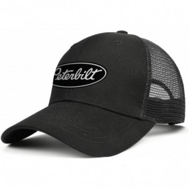 Baseball Caps Unisex Man Baseball Hat Hip Hop Adjustable Mesh Captain-Peterbilt-tiucks-Flat Cap - A Black-30 - CO18T755KAR $1...