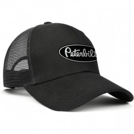 Baseball Caps Unisex Man Baseball Hat Hip Hop Adjustable Mesh Captain-Peterbilt-tiucks-Flat Cap - A Black-30 - CO18T755KAR $1...