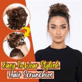 Fedoras Extensions Scrunchies Pieces Ponytail - Ad - C618ZLUMY97 $9.05