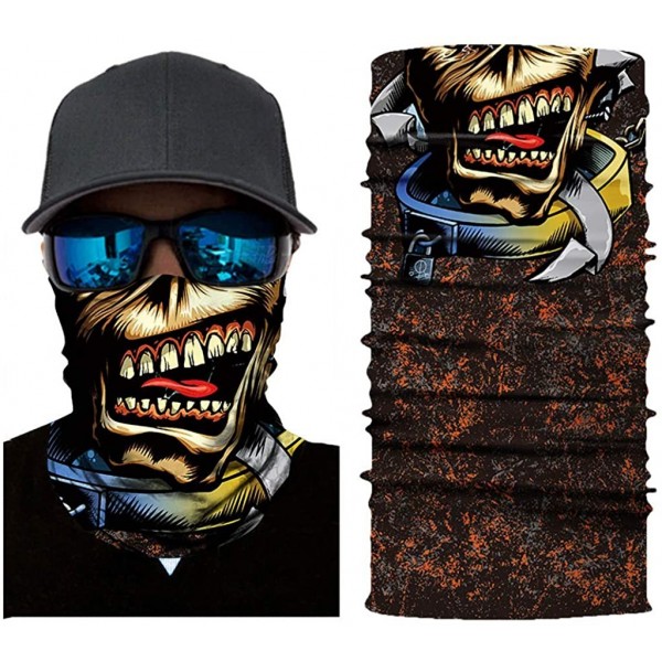 Balaclavas Skull Face Mask- Rave Bandana- Neck Gaiter- Scarf- Summer Balaclava for Dust Wind UV Protection - Kai - C5197ZTTRZ...