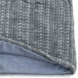 Skullies & Beanies Unisex Adult Winter Warm Slouch Beanie Long Baggy Skull Cap Stretchy Knit Hat Oversized - Lightgrey - CR12...