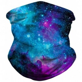 Balaclavas Seamless Rave Bandana- Unisex Seamless Face Mask Tube Neck Gaiter Balaclava Headwear for Women and Men - Galaxy B ...