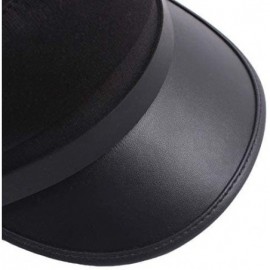 Newsboy Caps Women Classic Yacht Captain Sailor Hat Newsboy Cabbie Beret Cap (M-L) - Black - C018NEHX92N $8.94