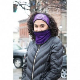 Balaclavas Polar Band-It Fleece Neck Gaiter with Headband- Running Balaclava - Black Sport - C118Z6NG2Q0 $28.87