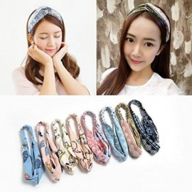 Headbands Fashion Cross Stretchy Elastic Headbands Headscarf Cute Hair Band Accessories for Girls - Style-3 - CB18HT7Z00D $11.21