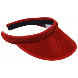 Sun Hats Thicker Sweatband Adjustable Cycling - Red - C718TXR64IL $7.83