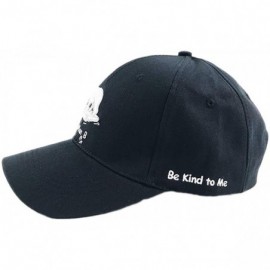 Baseball Caps Dad Hat Be Kind to Me 3D Embroidery No Planet B Unisex Smart Cotton - Black - CI18X5SUUYH $19.38