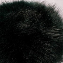 Skullies & Beanies Faux Fur Cossack Russian Style Hat for Ladies Winter Hats for Women - Dark Green - CY18SD25XOS $13.37