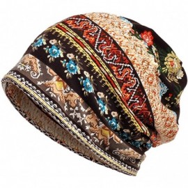 Skullies & Beanies Skullies Beanies Thin Bonnet Cap Autumn Casual Beanies Hat - 2 Pack Brown & Khak - CV18ZLHMEG5 $17.12