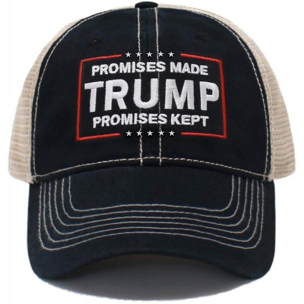 Baseball Caps Trump Promise Made Promise Kept Campaign Rally Embroidered US Trump MAGA Hat Baseball Trucker Cap TC101 - CV193...