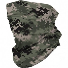 Balaclavas 12 in 1 Multifunctional Headwear Face Mask Headband Neck Gaiter - Forest Digital Camo - C7197XRR9WZ $20.34