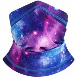 Balaclavas Protection Windproof Sunscreen Breathable - 1 Pack Purple Starry - CW199OX7M0E $8.15
