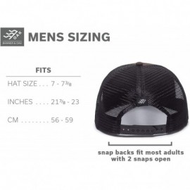 Baseball Caps Basin Scout Patch Trucker Hat - Adjustable Baseball Cap w/Plastic Snapback Closure - Brown - C718ZOZZGAL $31.71