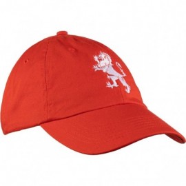 Baseball Caps Dutch Lion - Netherlands Pride Nederlander Nederland Orange Oranje Baseball Cap Dad Hat - CV18XNWUOCN $15.91