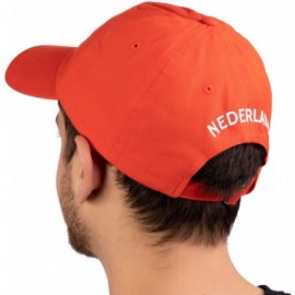 Baseball Caps Dutch Lion - Netherlands Pride Nederlander Nederland Orange Oranje Baseball Cap Dad Hat - CV18XNWUOCN $15.91