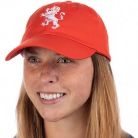 Baseball Caps Dutch Lion - Netherlands Pride Nederlander Nederland Orange Oranje Baseball Cap Dad Hat - CV18XNWUOCN $15.91