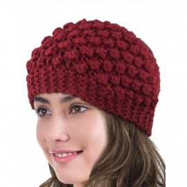 Headbands Women's Winter Wide Knit Headband - Wide - Red - CN17Y4UL62I $15.32