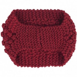 Headbands Women's Winter Wide Knit Headband - Wide - Red - CN17Y4UL62I $15.32