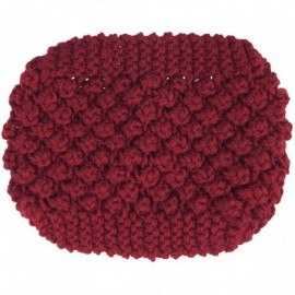 Headbands Women's Winter Wide Knit Headband - Wide - Red - CN17Y4UL62I $15.32