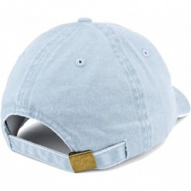 Baseball Caps Made in 1939 Text Embroidered 81st Birthday Washed Cap - Light Blue - CY18C7HUR0O $19.26