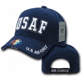 Baseball Caps US Military Legend Branch Logo Rich Embroidered Baseball Caps S001 - Usaf Txt - CF11JZ3OJKH $15.17