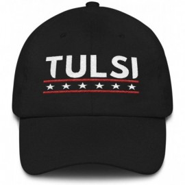 Baseball Caps Tulsi Gabbard Baseball Cap - 2020 Presidential Election Dad Hat - Political Gift for Democrats - Black - C218T5...
