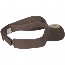 Visors Solid Adjustable Sports Visor (Comes in Many - Brown - CE112KU5O5L $11.01