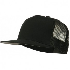 Baseball Caps 5 Panel Prostyle Trucker Caps - Black - CR11UU7CHYR $9.70