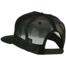 Baseball Caps 5 Panel Prostyle Trucker Caps - Black - CR11UU7CHYR $9.70