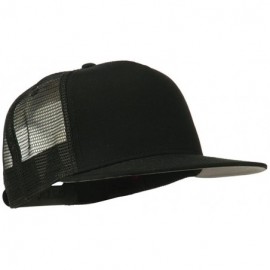 Baseball Caps 5 Panel Prostyle Trucker Caps - Black - CR11UU7CHYR $9.70