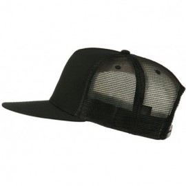 Baseball Caps 5 Panel Prostyle Trucker Caps - Black - CR11UU7CHYR $9.70