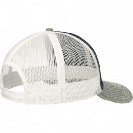 Baseball Caps Mens Snapback Trucker Cap (C112) - Rich Ny/H Gy/W - CU18OWEMQK9 $11.06