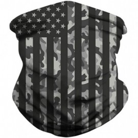 Balaclavas Bandanas Face Scarf Single Pack Print Unisex Headband Head Wrap - American Flag-01 - C2197YH7N5Z $8.43