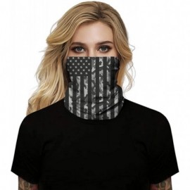 Balaclavas Bandanas Face Scarf Single Pack Print Unisex Headband Head Wrap - American Flag-01 - C2197YH7N5Z $8.43