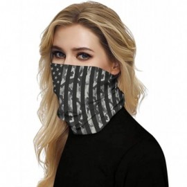 Balaclavas Bandanas Face Scarf Single Pack Print Unisex Headband Head Wrap - American Flag-01 - C2197YH7N5Z $8.43