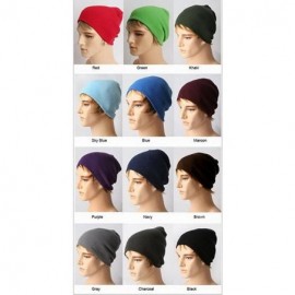 Fedoras Women Men Knit Slouch Beanie Hat Winter Snowflake Plain Cap Yellow - C511JXSHBZT $7.49