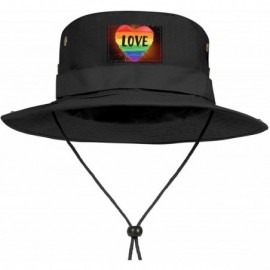 Sun Hats hreaarc LoveUnisex Boonie Foldable Fishing - CZ18T28OU6I $16.83