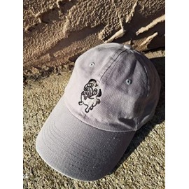 Baseball Caps Pug Style Dad Hat Washed Cotton Polo Baseball Cap - Lt.grey - CI188OI62L4 $17.64