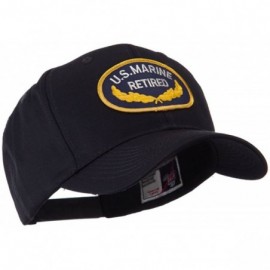 Baseball Caps Retired Embroidered Military Patch Cap - Marine - CE11FITNS1N $15.36