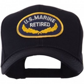 Baseball Caps Retired Embroidered Military Patch Cap - Marine - CE11FITNS1N $15.36