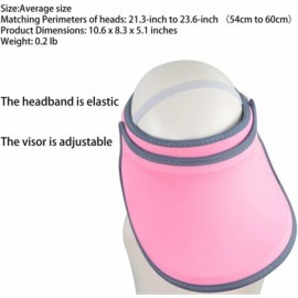 Sun Hats Sun Hats for Women UV Protection Visors Ladies hat Outside proteck face Sunshine - Pink a - CB18SYWEOL2 $17.61