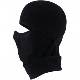 Balaclavas Balaclava Full Face Ski Mask Tactical Balaclava Hood Winter Hats Gear - Heavyweight Fleece-black - CK1935OLKIZ $14.02